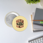 Pin Buttons Quetos Make Art Not War Size 58mm